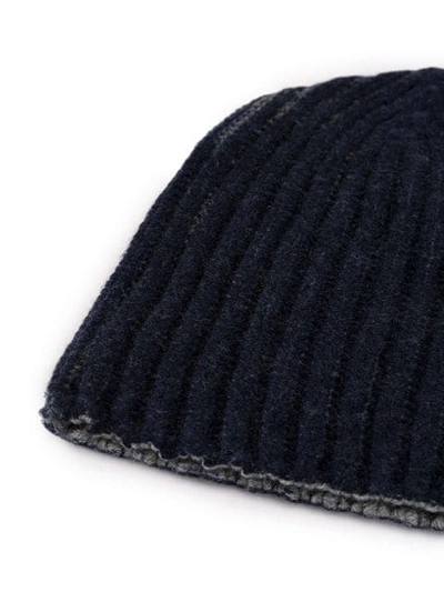 Shop Warm-me Cable Knit Beanie - Blue