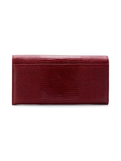 Shop Dolce & Gabbana Embellished Wallet - Red