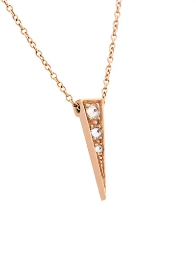 Shop Eva Fehren Saber Pendant Necklace In Metallic