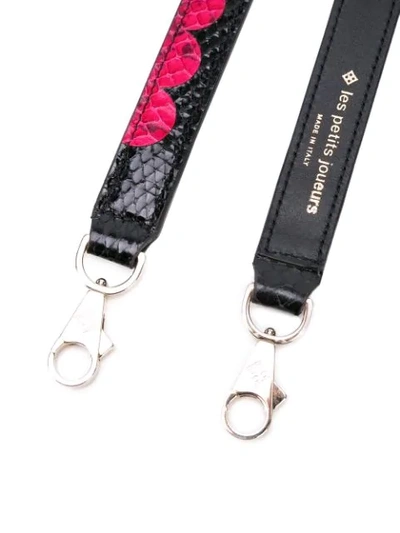 Shop Les Petits Joueurs Lobster Lock Belt In Pink