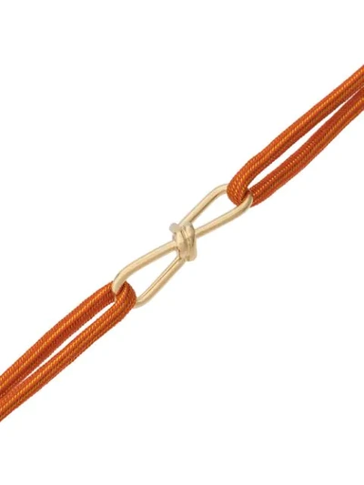 Shop Annelise Michelson Medium Wire Cord Choker In Orange