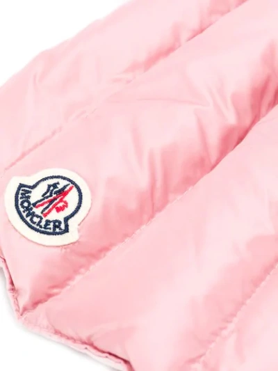 Shop Moncler Slit Wrap Scarf - Pink
