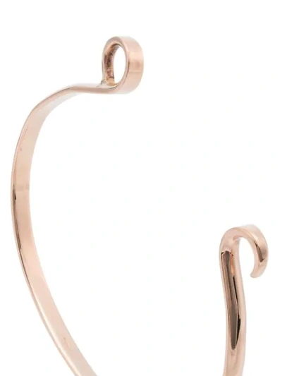 Shop Marla Aaron Hard Hook Bracelet In Metallic