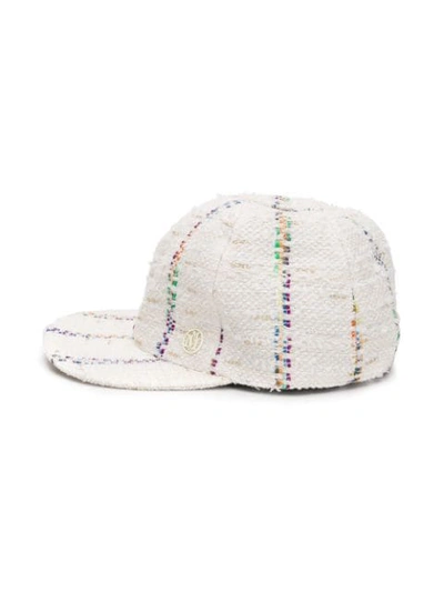 Shop Maison Michel Hailey Trucker Cap In White