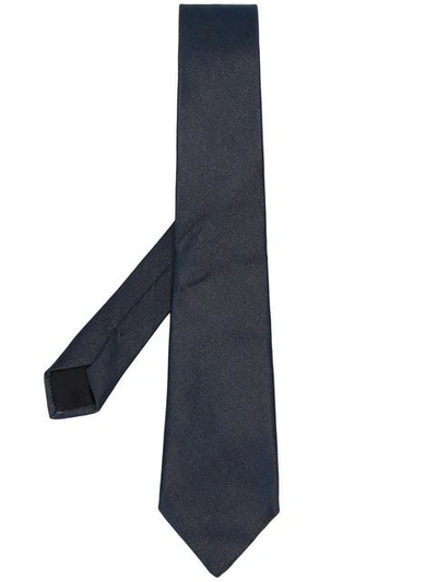 Pre-owned John Galliano Classic Tie In Blue