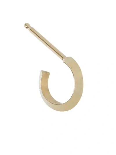 Shop Lizzie Mandler Fine Jewelry 18k Gold Huggies Earring In Metallic