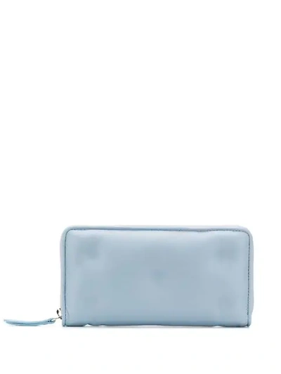 Shop Maison Margiela Patent Purse In Blue