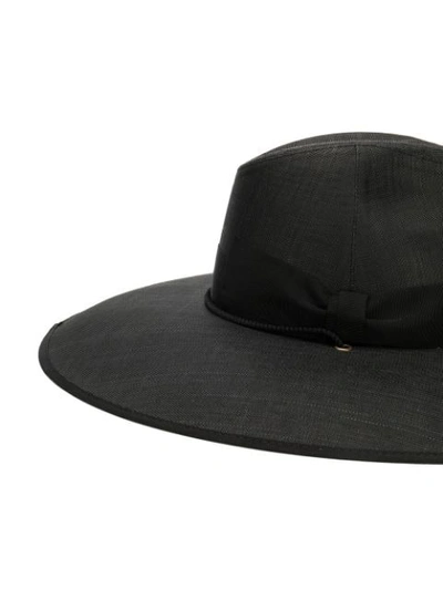 Shop Gucci Wide-brimmed Hat In Black