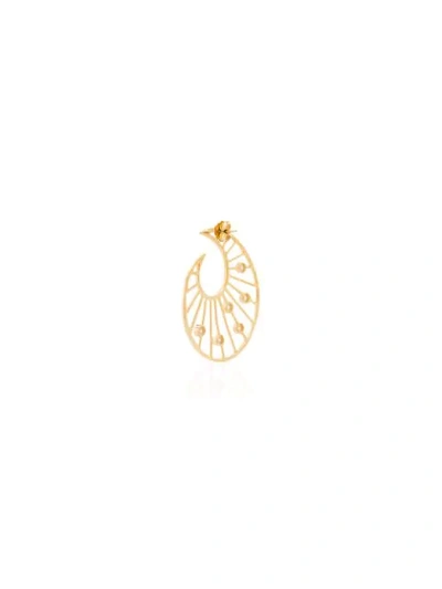 Shop Apples & Figs 24kt Vergoldete 'venus' Ohrringe In Gold