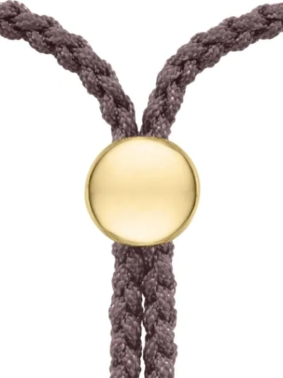 Shop Monica Vinader Fiji Mink Bracelet In Gold