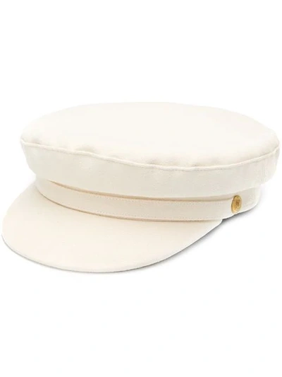 Shop Manokhi X Toukitsou Greek Fisherman Hat In White