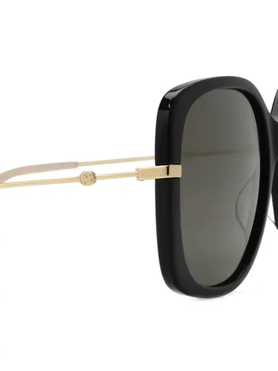 Shop Gucci Square Sunglasses In Black