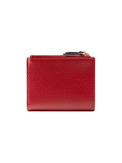 Shop Gucci Gg Marmont Brieftasche In 6433 Red