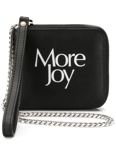 Shop Christopher Kane More Joy Wallet In Black