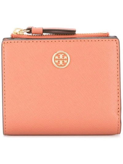 Shop Tory Burch Robinson Mini Wallet In Pink