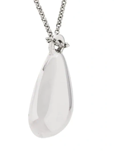 Shop Charlotte Chesnais Petit Petal Necklace In Silver