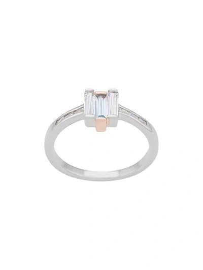 Shop V Jewellery 'chrysler' Ring In Silver