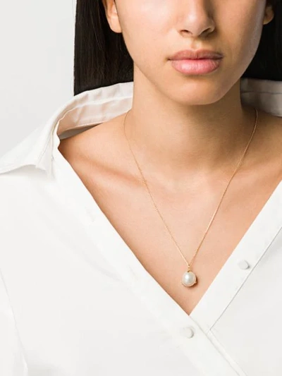 Wouters & Hendrix Gold 18kt Gelbgoldhalskette Mit Perlenanhänger In Yellow Gold