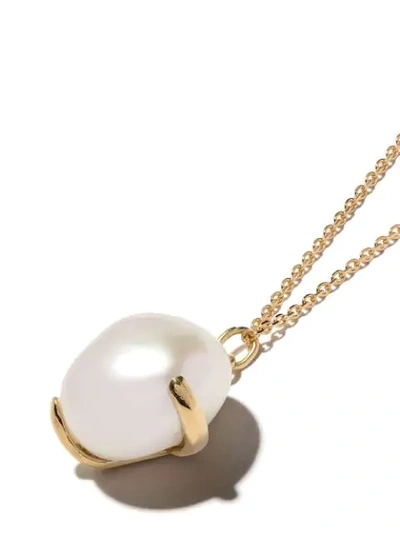 Wouters & Hendrix Gold 18kt Gelbgoldhalskette Mit Perlenanhänger In Yellow Gold