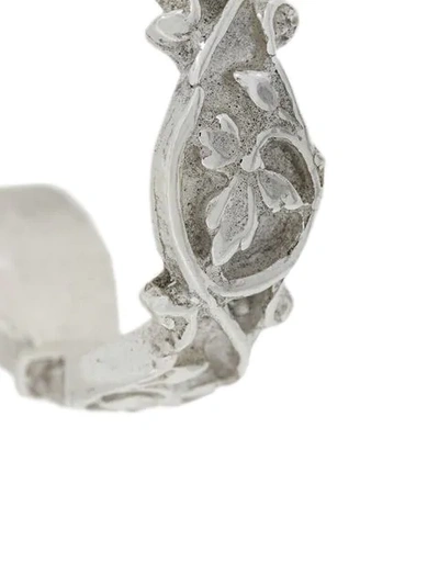 Wouters & Hendrix My Favourite Cast Ribbon Hoop Earrings In Metallic