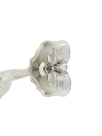 Wouters & Hendrix My Favourite Cast Ribbon Hoop Earrings In Metallic