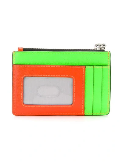 Shop Marc Jacobs Snapshot Mini Compact Wallet In Orange