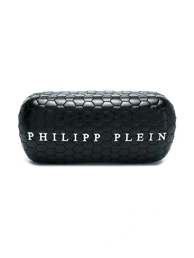 Shop Philipp Plein Bubble Sunglasses In Blue