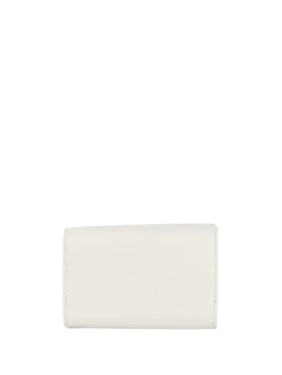Shop Balenciaga Everyday Logo Mini Wallet In White