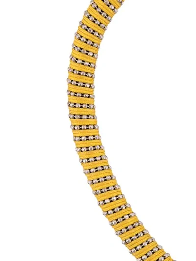 Shop Carolina Bucci Twister Band Bracelet In Yellow