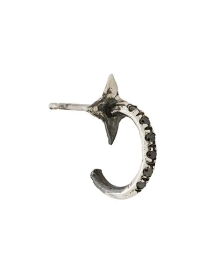 Shop Angostura Stone Embellished Single Earring In Silver