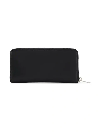 Shop Saint Laurent Logo Plaque Purse In Black