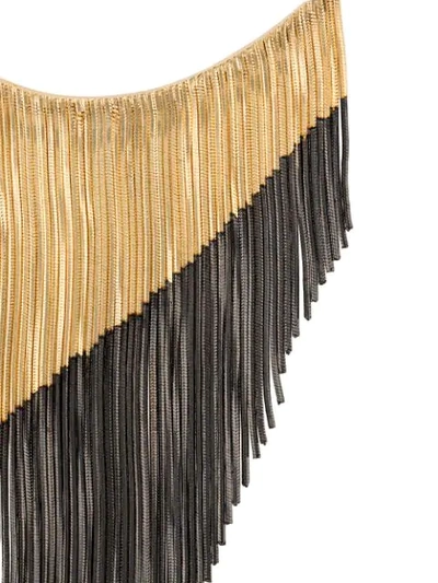 Iosselliani Black Hole Sun Necklace In Gold