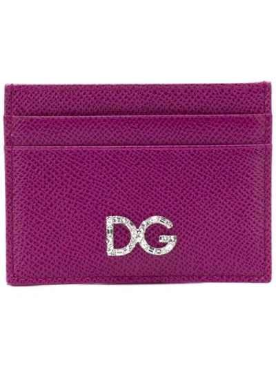 Shop Dolce & Gabbana Logo Card Holder - Pink