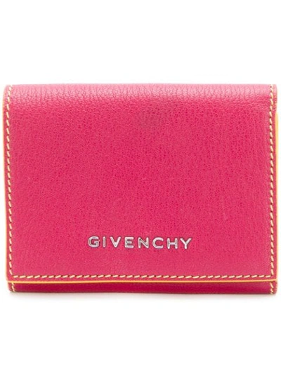 Shop Givenchy Flap Wallet - Pink