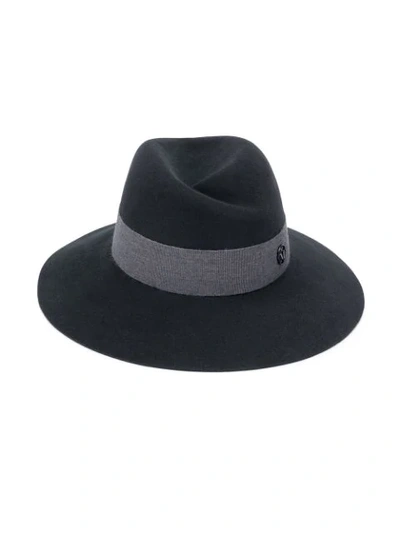 Shop Maison Michel Klassischer Fedora In Black