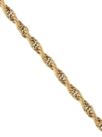 Shop Givenchy Twisted Chain Necklace - Gold