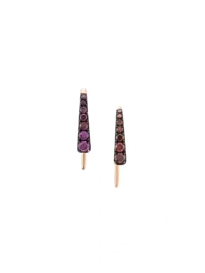 ADEESSE AHE32 RED/PURPLE/GOLD  Other->14kt Rose Gold