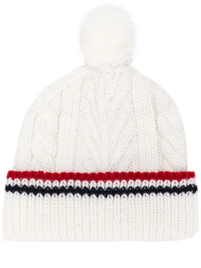 Shop Thom Browne White Merino Hat