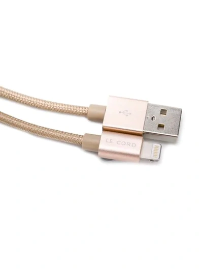 Shop Le Cord Braided Apple Cable - Neutrals