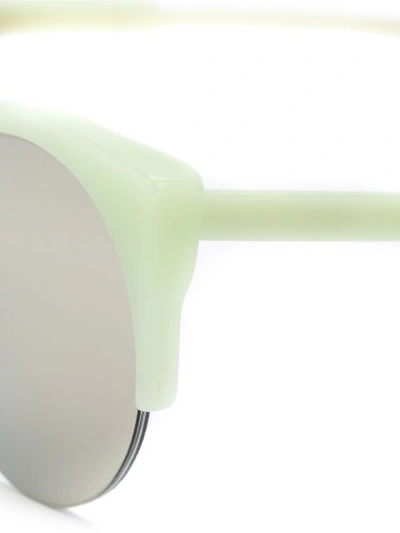 Shop Retrosuperfuture 'lucia Ciao' Sunglasses In Green