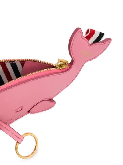 Shop Thom Browne Calfskin Whale Belt Purse In Pink