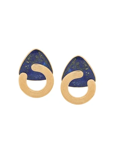 Shop Gas Bijoux Anemone Earrings - Gold