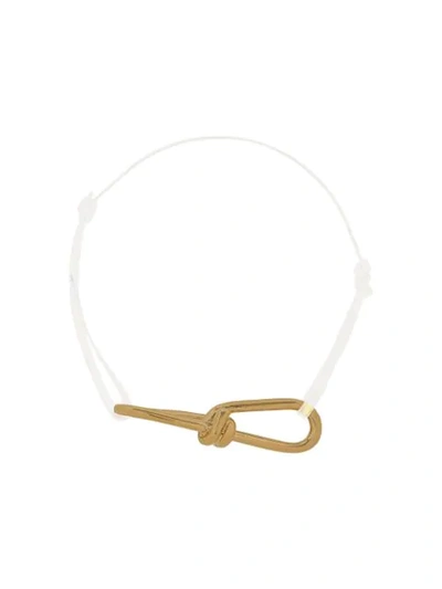 Shop Annelise Michelson Wire Cord Bracelet In Gold