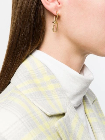 Shop Annelise Michelson Extra Small Wire Earring In Metallic