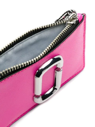 Shop Marc Jacobs Snapshot Mini Compact Wallet In Pink