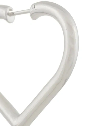 Shop Meadowlark Love Medium Hoop Earrings In Metallic