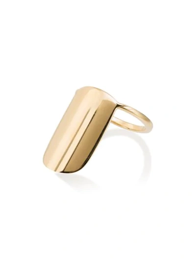 Shop Asherali Knopfer Fingernail Ring - Gold