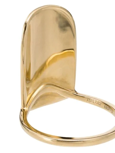 Shop Asherali Knopfer Fingernail Ring - Gold