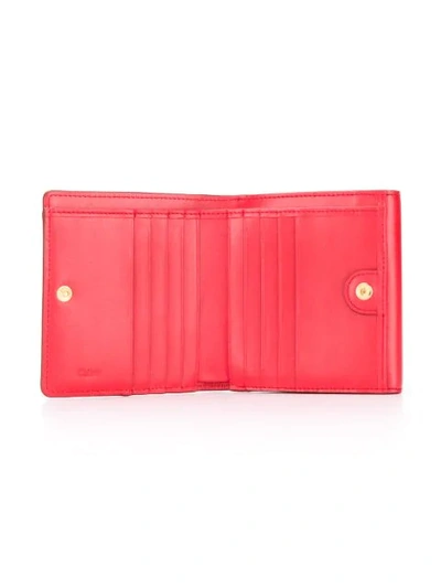 Shop Chloé C Wallet In Red