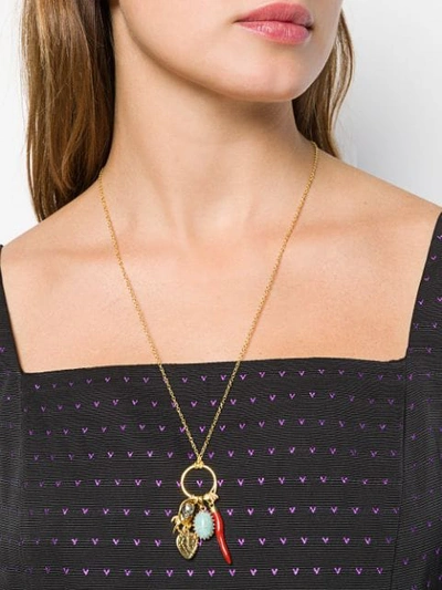 Shop Iosselliani Puro Pendant Necklace In Gold